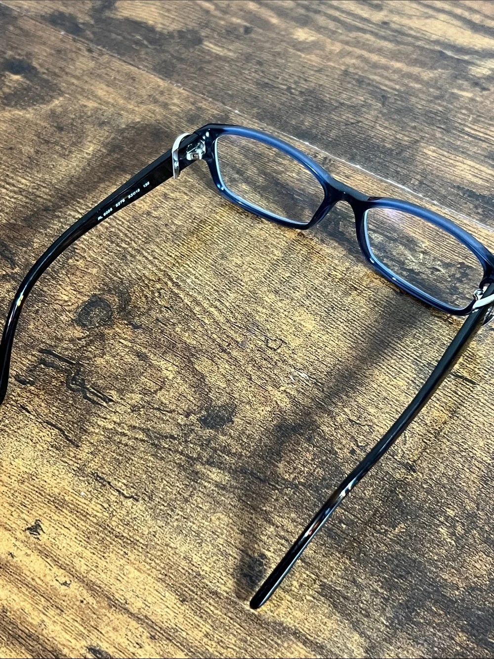 Ralph Lauren RL 6056 5276 53[]16 Navy and brown women’s Rectangle Glasses